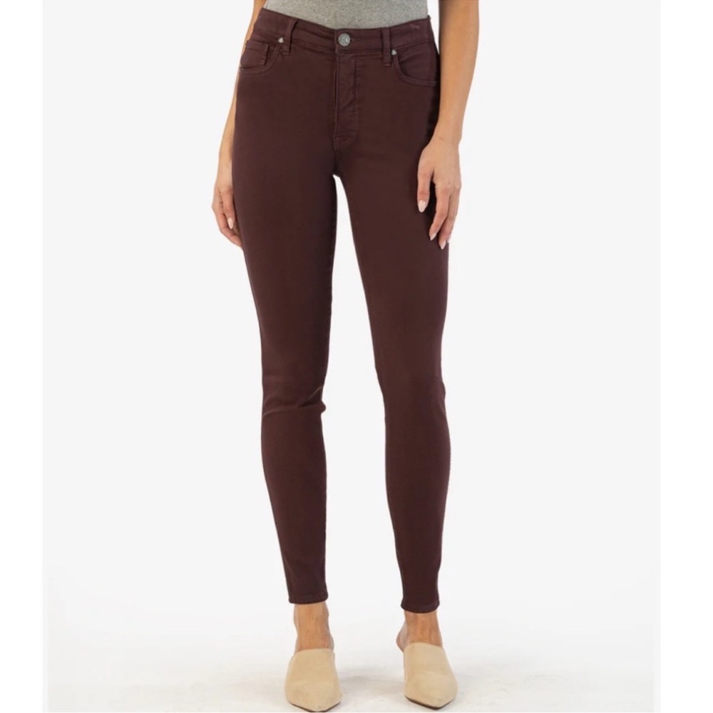 Kut from the Kloth - Mia High Rise Toothpick Skinny - Exclusive - 8/Macchiato